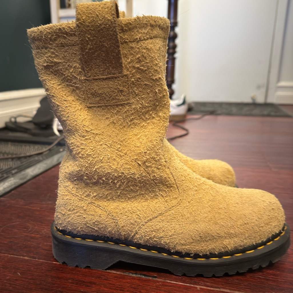 Stussy X Dr. Martens Deacon Boot In Tan